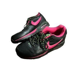 Nike Air Max Womens Size 10 Correlate 574154-063 Black Pink Running Shoe Lace Up